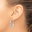 Emma Polished Tube Hoop Earrings