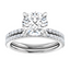 Charlotte Pavé Diamond Setting & Matching Wedding Ring