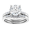 Clara Curved Pavé Diamond Wedding Ring