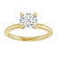 Olivia Round Moissanite Solitaire Engagement Ring