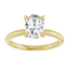 Olivia Oval Moissanite Solitaire Engagement Ring