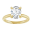 Olivia Oval Moissanite Solitaire Engagement Ring