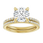 Charlotte Pavé Diamond Setting & Matching Wedding Ring