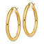 Emma Polished Tube Hoop Earrings