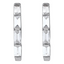 Avery Baguette Lab Grown Diamond Huggie Earrings