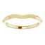 Campbell Curved Knife Edge Wedding Ring