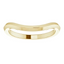 Vivienne Curved Knife Edge Wedding Ring