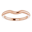 Esme Curved Wedding Ring