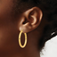 Emma Polished Tube Hoop Earrings