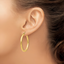 Emma Polished Tube Hoop Earrings