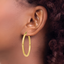 Emma Polished Tube Hoop Earrings