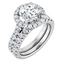 Ellie Halo Setting & Matching Wedding Ring