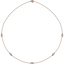 Daphne Round Diamond Bezel Station Necklace